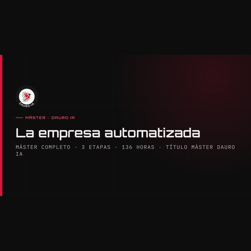 Máster La empresa automatizada · Dauro IA