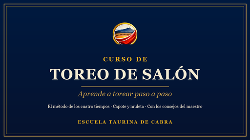 Curso de Toreo de Salón: Aprende a Torear Paso a Paso