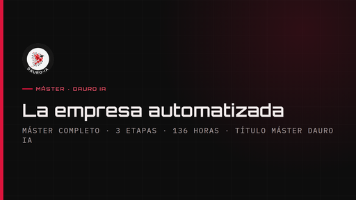 Máster La empresa automatizada · Dauro IA